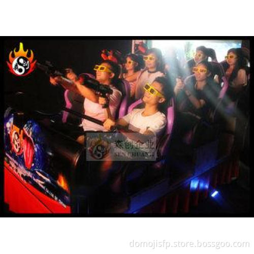 5D Movie Theater with Motion Chair and Special Effect Syste